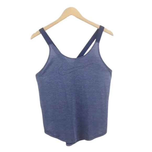 Nike Dry Fit Purple Razorback Tank top Size M - Picture 1 of 7